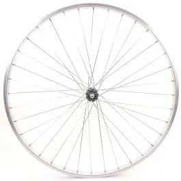 Voorwiel 28″/ 622*19 aluminium – zilver