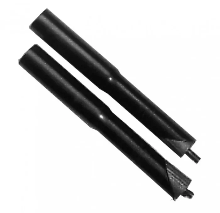 Vorbauverlängerung 22,2mm 1″, Ø 25,4mm Stahl, schwarz, verlängert bis zu 10cm