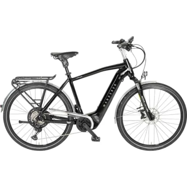 Wanderer E-Tourer I-12 E-Bike Trekkingrad Herren 28″ schwarz 53 cm