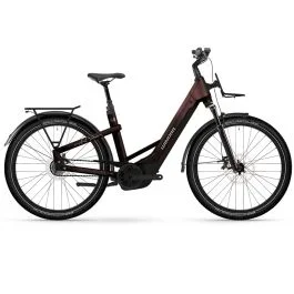 Winora Yakun R5 Low | Trekking E-Bike | 27,5″ | 600Wh Bosch CX | rot / lilarot