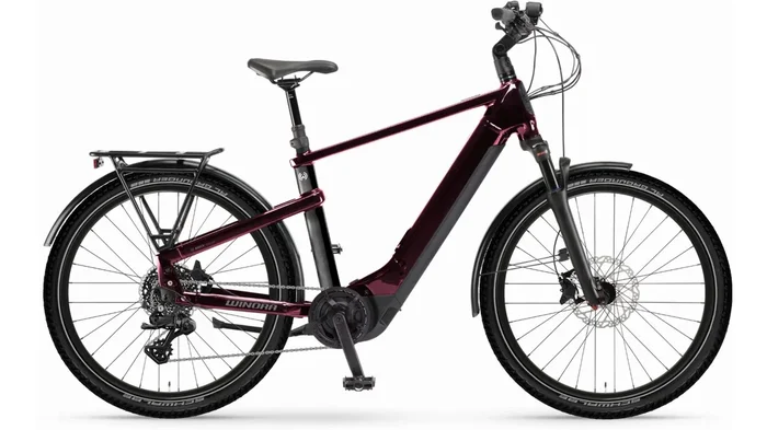Winora Yakun X10E 625 Wh E-Bike Diamant 27,5″ darkred