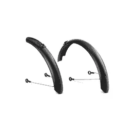 Woom 4 SNAP Click-On Schutzblech-Set (20 Zoll) – schwarz