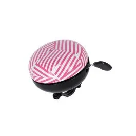 XLC DD-M09 Fahrradklingel (ø83mm | Stripes berry / weiß)