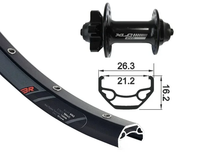 XLC V-Rad 26×1.9 FW-A06