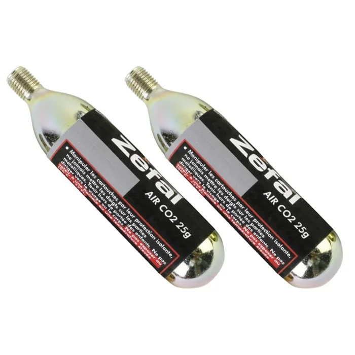 Zefal EZ Twist CO2 Kartusche mit Gewinde 25 g (2 Stück)